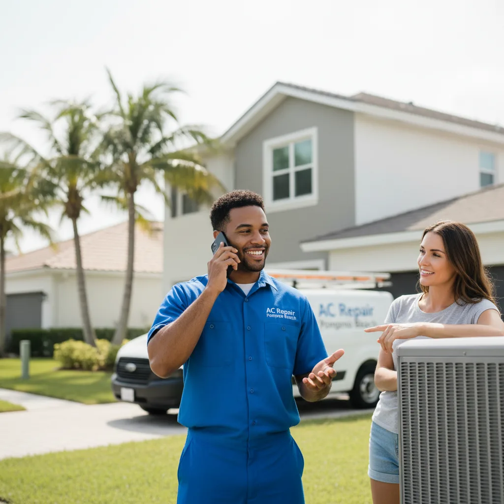 AC Repair Pompano Beach customer support in Carol Stream
